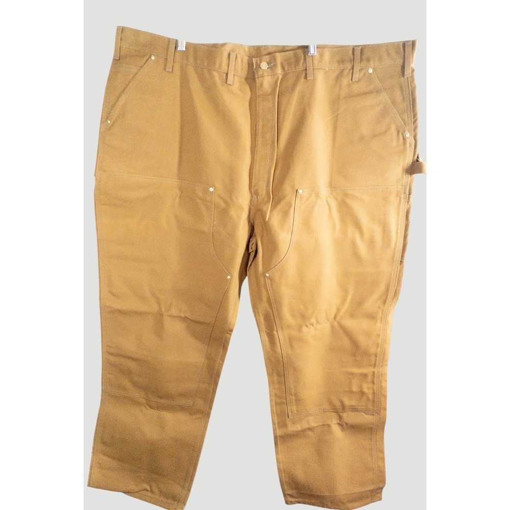 NWT Carhartt Double Knee Duck Pants Mens 52x32 Workwear Triple Stitched USA Made